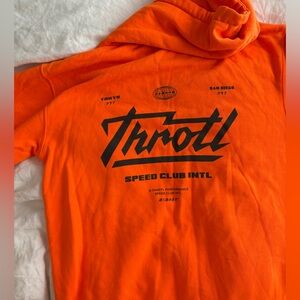 Neon throtl hoodie